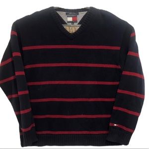 Tommy Hilfiger Long Sleeve Blue Men's Sweater XL